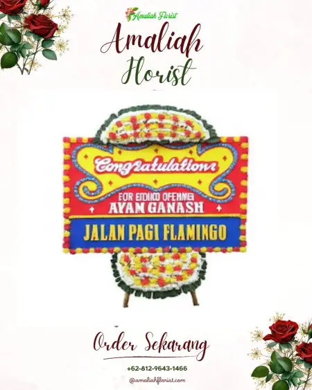 Sewa Papan Bunga Sine